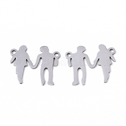 Tarnish Resistant Valentine's Day 201 Stainless Steel Links Connectors&nbsp;STAS-N091-54