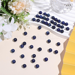 1 Strand Dyed Grade A Natural Lapis Lazuli Beads Strands&nbsp;G-PA0002-65B