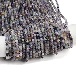 Natural Fluorite Beads Strands&nbsp;LS-G-L628-D06-01