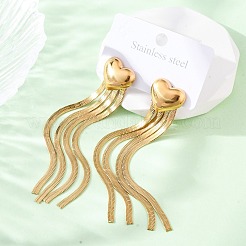 304 Stainless Steel Stud Earrings&nbsp;EJEW-Z098-02G