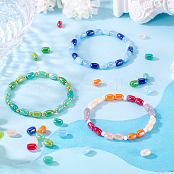 450Pcs 15 Colors Opaque Glass Beads&nbsp;GLAA-TA0003-25