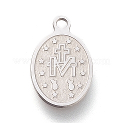 Non-Tarnish 304 Stainless Steel Charms&nbsp;STAS-M228-J01-P