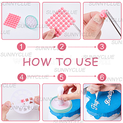 1 Bag Letter & Number PP Plastic Cookie Stamps&nbsp;DIY-SC0033-88