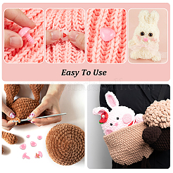 140Pcs 7 Styles Craft Plastic Doll Noses&nbsp;KY-GA0001-32