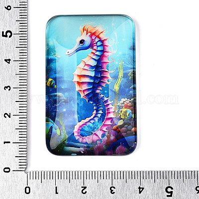 Glass Cabochons&nbsp;GGLA-T004-14I-1