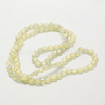 Electroplate Glass Beads&nbsp;EGLA-D028-21-1