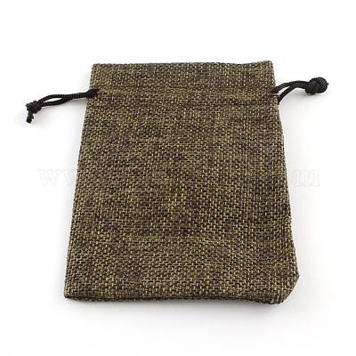 Burlap Packing Pouches Drawstring Bags&nbsp;ABAG-Q050-13x18-05-1