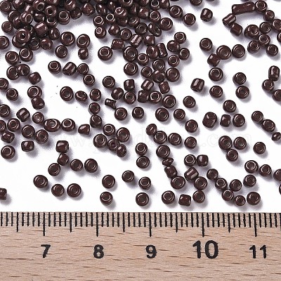 Baking Paint Glass Seed Beads&nbsp;SEED-S001-K18-1