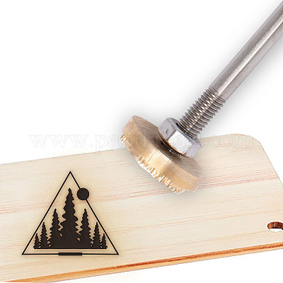 Stamping Embossing Soldering Brass with Stamp&nbsp;AJEW-WH0113-15-43-1