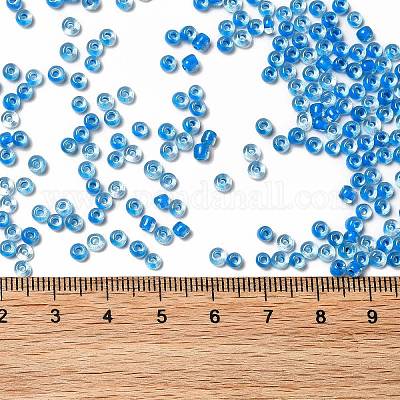 8/0 Transparent Glass Seed Beads&nbsp;SEED-F003-03B-02-1
