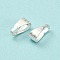 Iron Snap On Bails, Silver, 7x3x3.5mm, Hole: 3x6.5mm, about 100pcs/bag