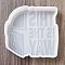 DIY Silicone Mold, Epoxy Resin Craft Making, Candle Making, White, Word, 102x105.5x26.5mm