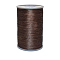 Waxed Polyester Cord, 3-Ply, Saddle Brown, 0.45mm, about 59.05 yards(54m)/roll