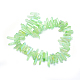 Electroplated Natural Quartz Crystal Beads Strands&nbsp;G-P368-05D-2