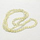 Electroplate Glass Beads&nbsp;EGLA-D028-21-2