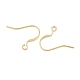 Brass Flat Ear Wire&nbsp;KK-CBA57BD-09G-2