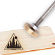 Stamping Embossing Soldering Brass with Stamp&nbsp;AJEW-WH0113-15-43-1
