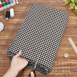 2M Cotton Tartan Pattern Fabric&nbsp;DIY-GA0009-86A-02