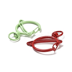 Spray Painted Alloy Swivel Lobster Claw Clasps&nbsp;FIND-B024-01