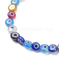 Handmade Evil Eye Lampwork Beads Strands&nbsp;LAMP-G166-04A-03