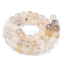 Natural White Agate Beads Strands&nbsp;G-T138-135