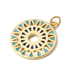 Brass Enamel Pendants&nbsp;KK-H267-098G