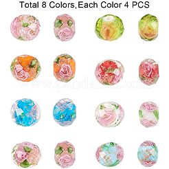 Handmade Gold Sand Lampwork Beads&nbsp;LAMP-PH0002-11