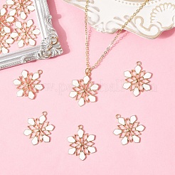 Barrel Plating Alloy Enamel Pendants&nbsp;ENAM-YW0002-57