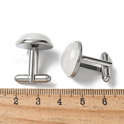 304 Stainless Steel Cuff Buttons&nbsp;G-C185-02P-32