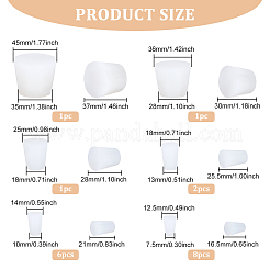 Solid Silicone Test Tube Seal Plug&nbsp;AJEW-BC0003-74