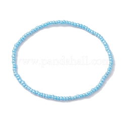 7Pcs Glass Seed Bead Anklets&nbsp;AJEW-AN00580