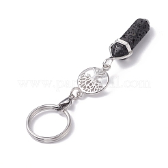 Natural Lava Rock Keychain&nbsp;KEYC-JKC00287