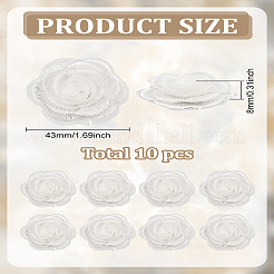 10Pcs Polyester Embroider Thread Iron on/Sew On Patches&nbsp;PATC-LP0001-27