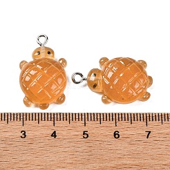 Gradient Color & Luminous Opaque Resin Pendants&nbsp;LS-RESI-S011-01C