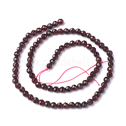 Natural Garnet Beads Strands&nbsp;X-G-J376-36B-4mm