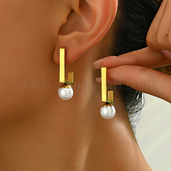 Stainless Steel Round Stud Earrings&nbsp;YH0662