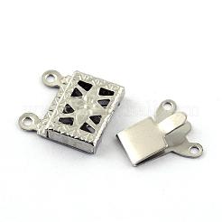 Tarnish Resistant 304 Stainless Steel Box Clasps&nbsp;STAS-Q194-27