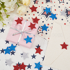 180Pcs 3 Colors EVA Glitter Powder Stickers&nbsp;DIY-SP0001-82
