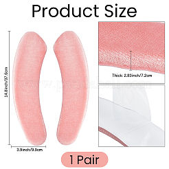 Self-adhesive Polyester Toilet Seat Cushion&nbsp;AJEW-CN0007-82