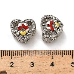 Alloy Enamel European Beads&nbsp;FIND-Q115-08P