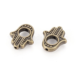 Tibetan Style Alloy Bead Frames&nbsp;LS-TIBEB-LF0265YKG-AB-FF