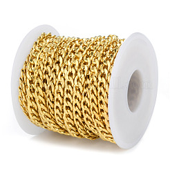 Ion Plating(IP) 304 Stainless Steel Cuban Link Chains&nbsp;CHS-E013-17C-G