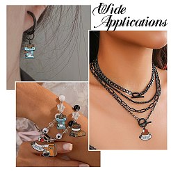 20Pcs 4 Styles Alloy Enamel Pendants&nbsp;ENAM-CJ0007-56
