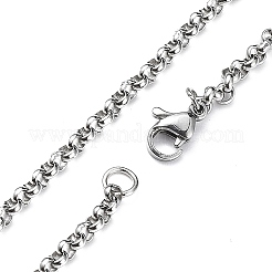Skull Rhinestone Pendant Necklaces with Rolo Chains&nbsp;LS-NJEW-F309-06