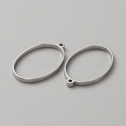 304 Stainless Steel Open Back Bezel Pendants&nbsp;FIND-WH0152-123C