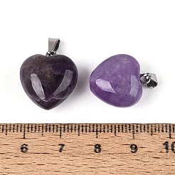 Natural Amethyst Pendants&nbsp;G-T143-49E