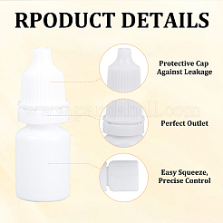 50 Pcs Plastic Glue Bottles with 2Pcs Disposable Plastic Dropper with 2Pcs Transparent Plastic Funnel Hopper&nbsp;AJEW-OC0005-27B