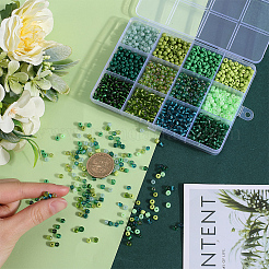 156G 12 Style Glass Seed Beads&nbsp;SEED-SC0001-33B