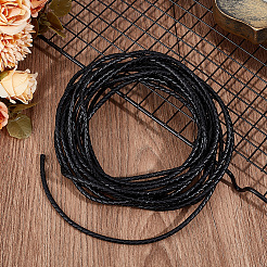 5M Braided Leather Cord with Core&nbsp;WL-BBC0001-01A-02