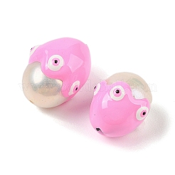 Natural Cultured Freshwater Pearl Enamel Beads&nbsp;PEAR-G014-05D